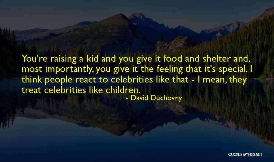 Food Treat Quotes By David Duchovny