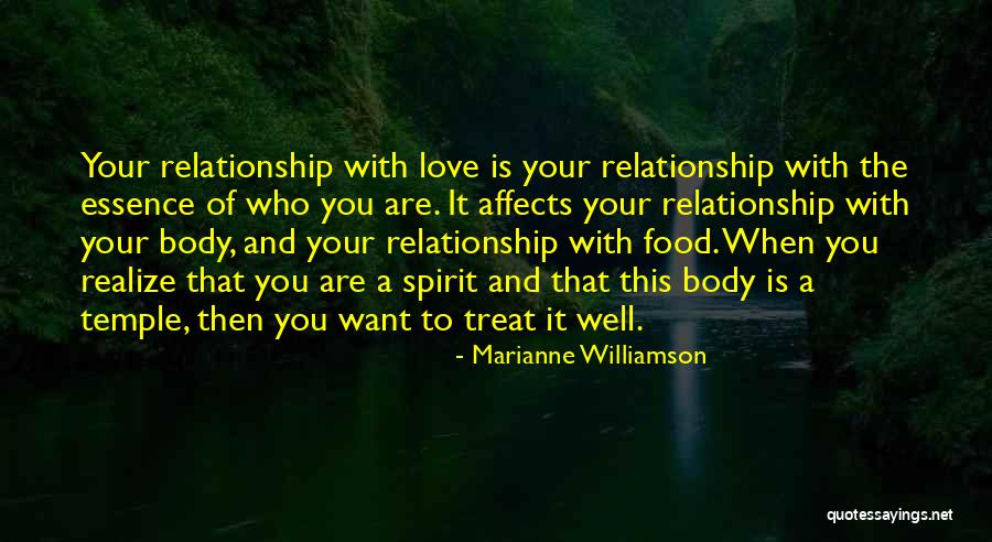 Food Treat Quotes By Marianne Williamson