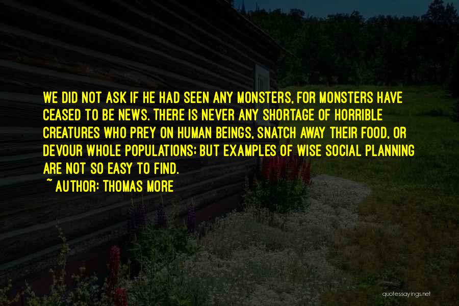 Food Wise Quotes By Thomas More