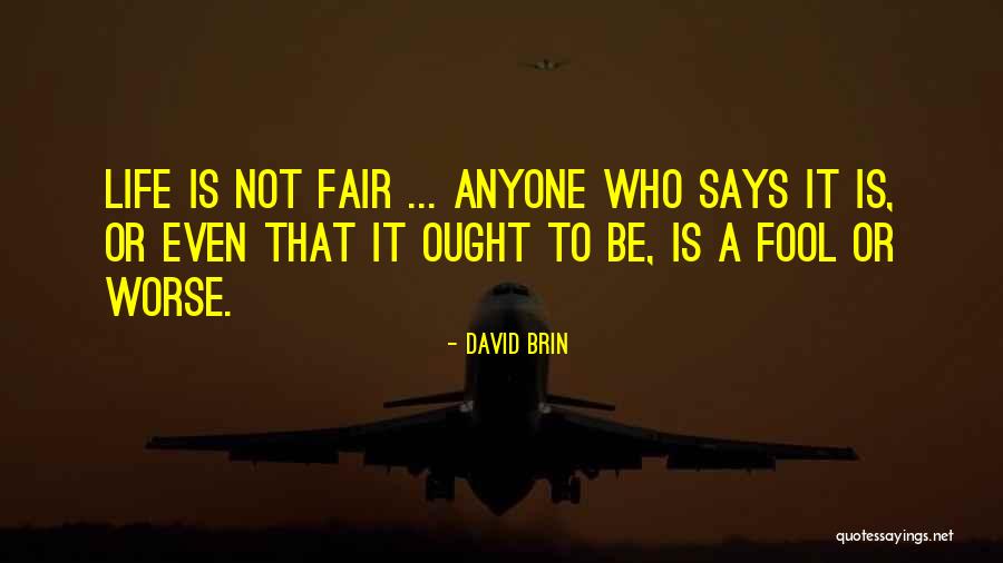 Fool Anyone Quotes By David Brin Fool Anyone Quotes By David Brin