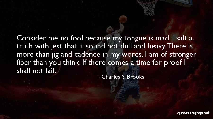 Fool Me No More Quotes By Charles S. Brooks