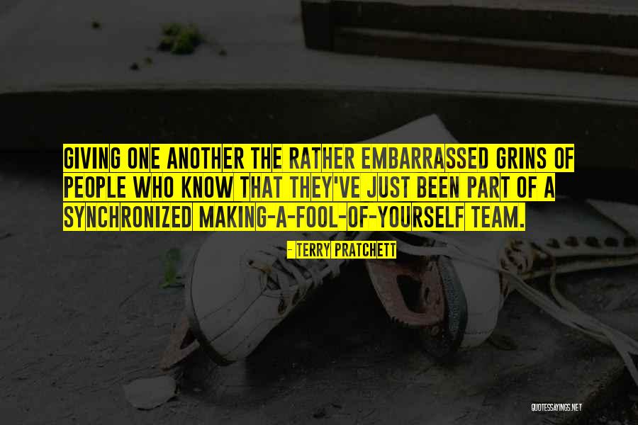 Fool Of Yourself Quotes By Terry Pratchett Fool Of Yourself Quotes By Terry Pratchett