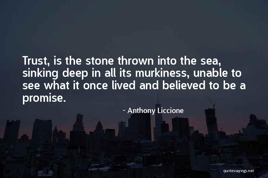 Fooled Me Once Quotes By Anthony Liccione