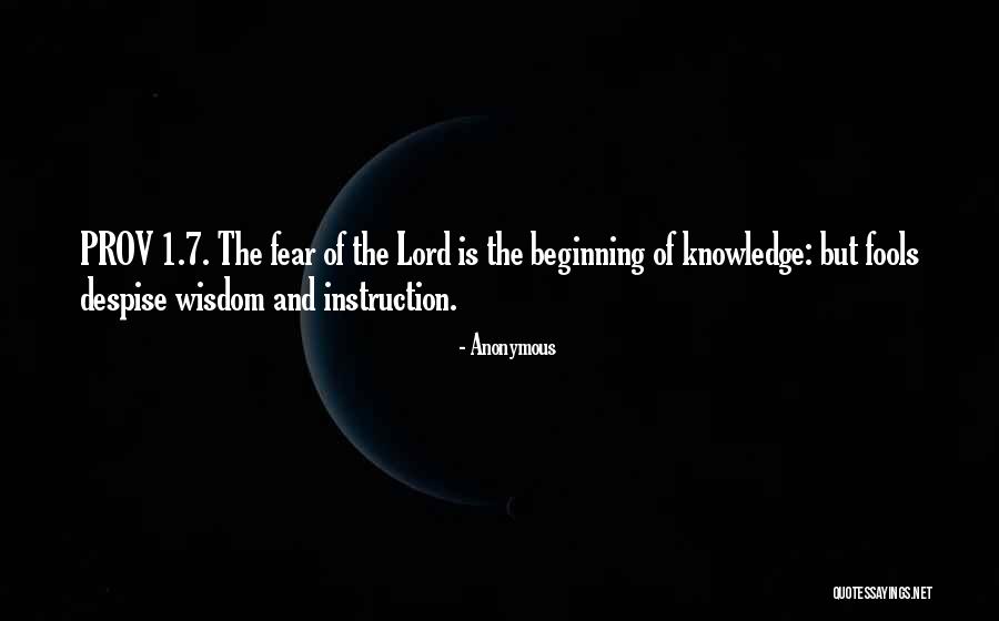 Fools And Fear Quotes By Anonymous Fools And Fear Quotes By Anonymous