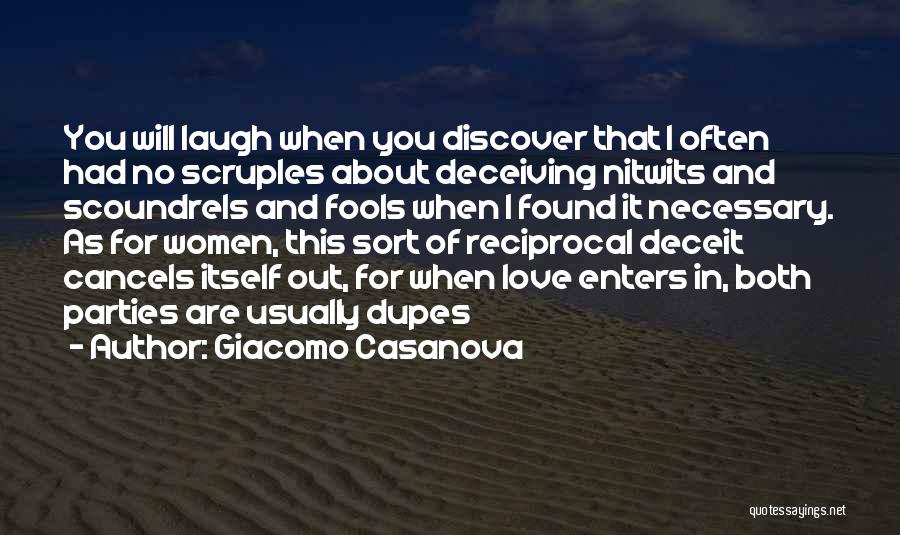 Fools And Love Quotes By Giacomo Casanova