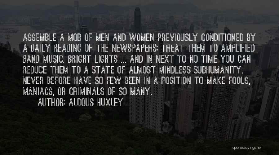 Fools And Money Quotes By Aldous Huxley