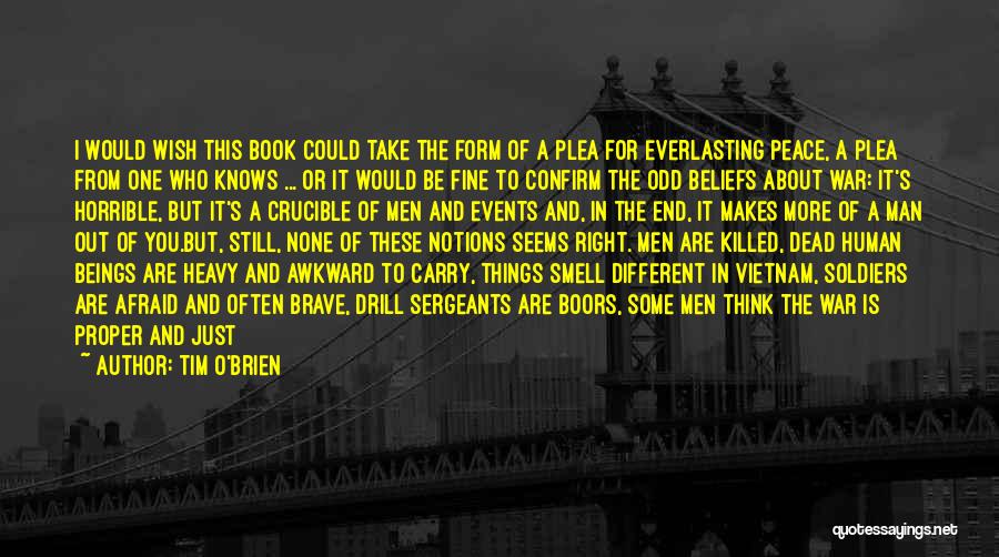 Foot Book Quotes By Tim O'Brien