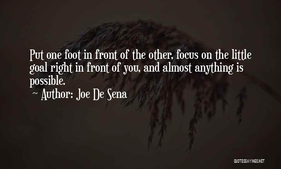 Foot Feet Quotes By Joe De Sena