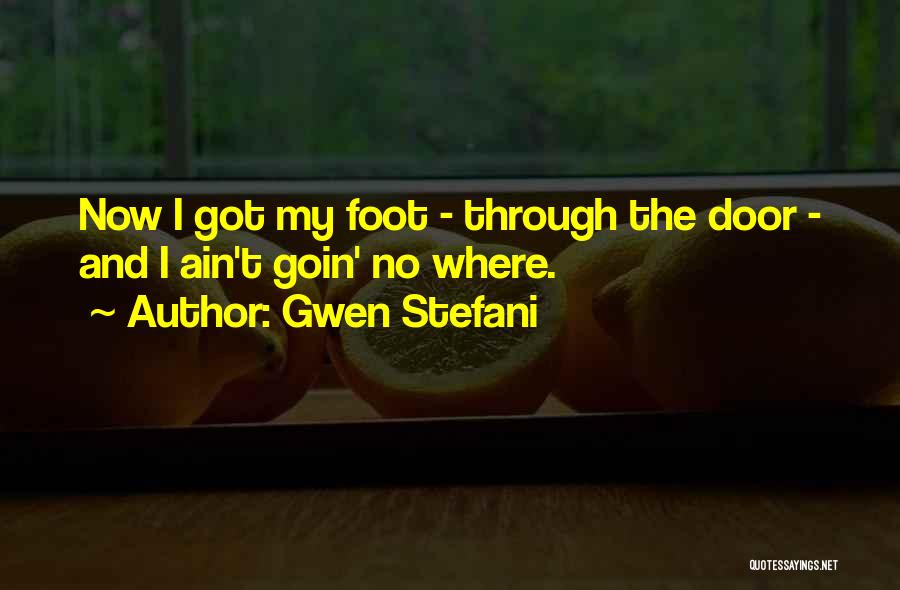 Foot Funny Quotes By Gwen Stefani