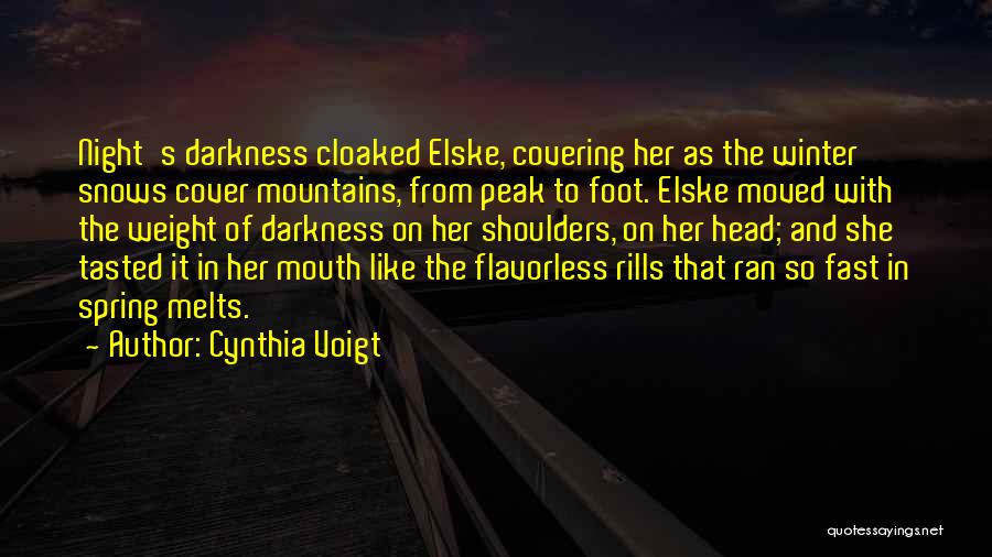 Foot In Mouth Quotes By Cynthia Voigt