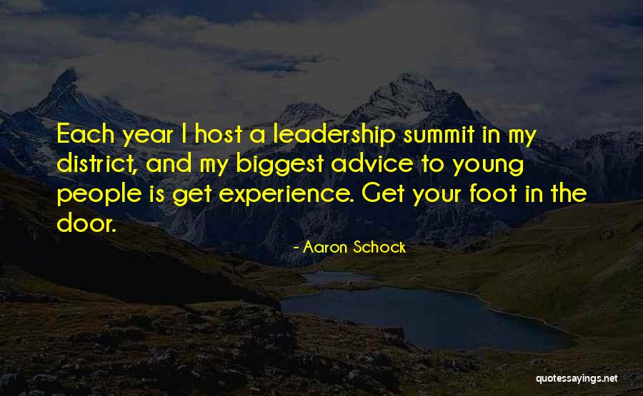 Foot In The Door Quotes By Aaron Schock Foot In The Door Quotes By Aaron Schock