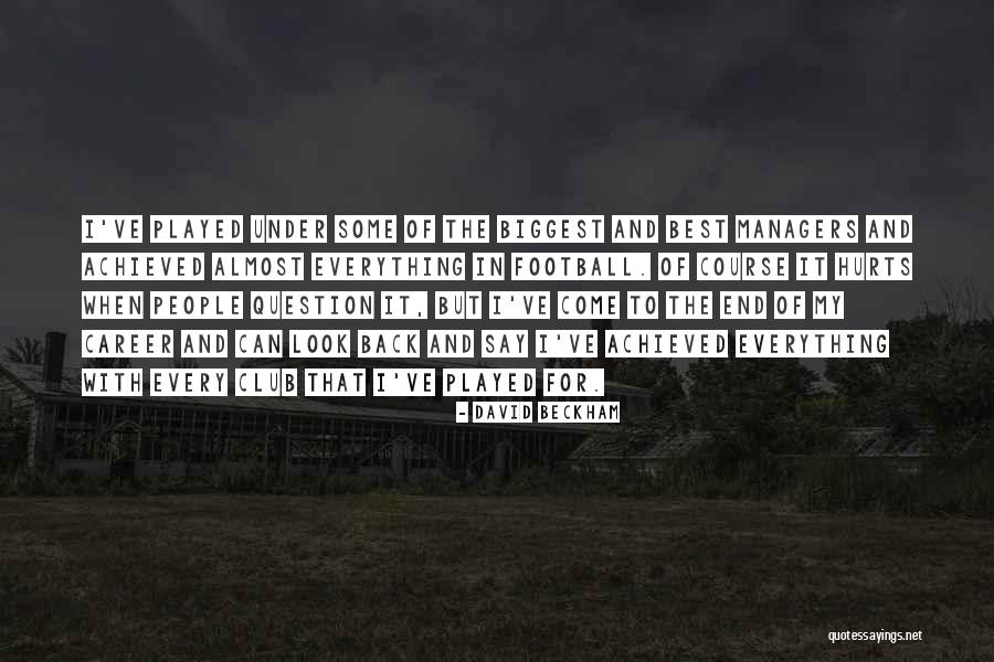 Football Best Quotes By David Beckham Football Best Quotes By David Beckham
