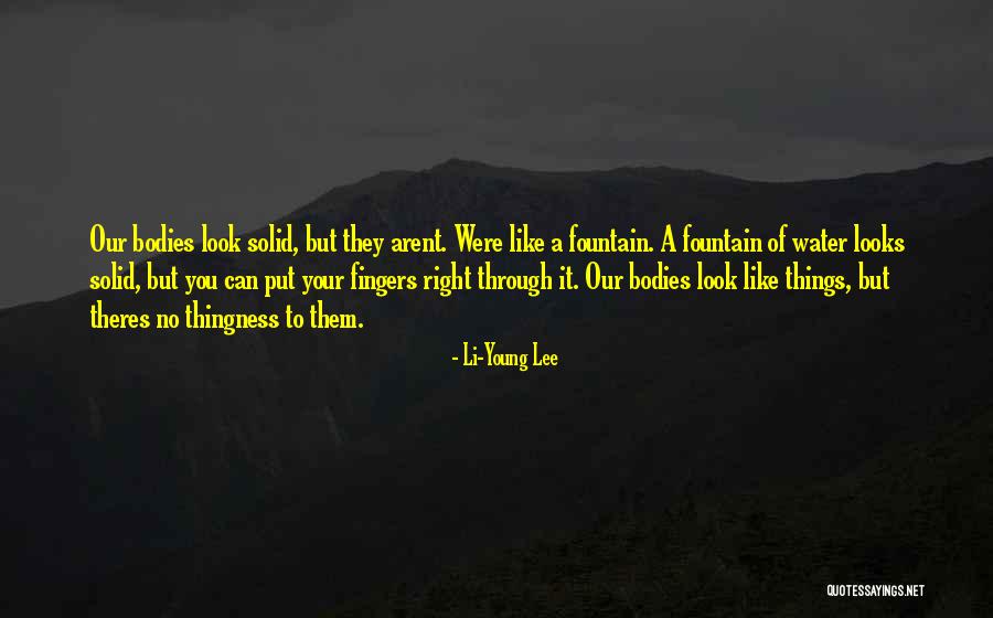 Football Conditioning Quotes By Li-Young Lee Football Conditioning Quotes By Li-Young Lee