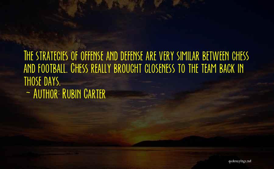 Football Defense Quotes By Rubin Carter