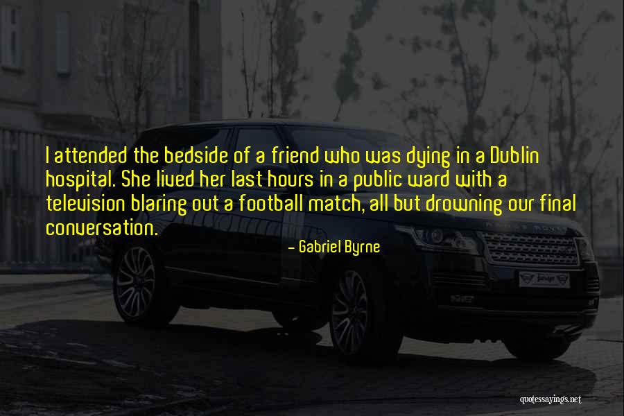 Football Final Quotes By Gabriel Byrne