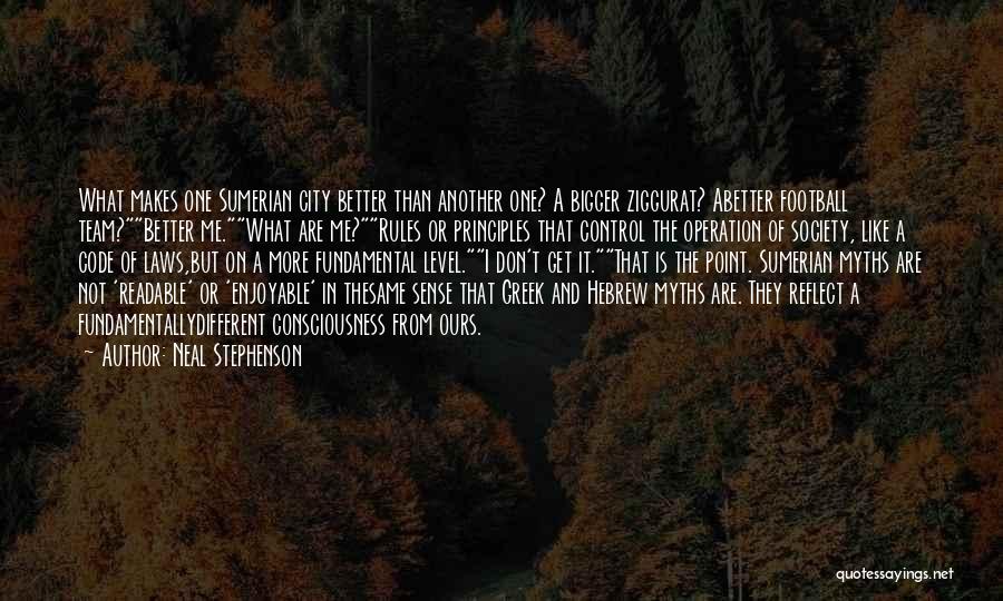 Football Fundamental Quotes By Neal Stephenson Football Fundamental Quotes By Neal Stephenson