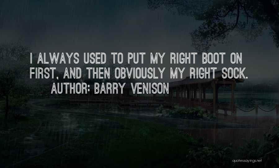 Football Funny Quotes By Barry Venison