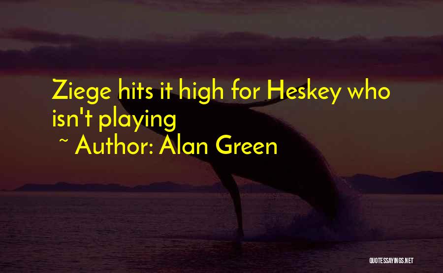 Football Hits Quotes By Alan Green