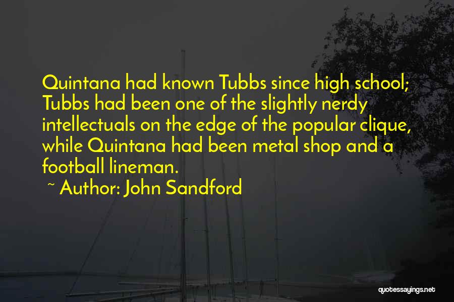 Football Lineman Quotes By John Sandford