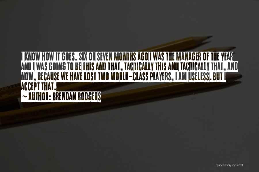 Football Manager Quotes By Brendan Rodgers