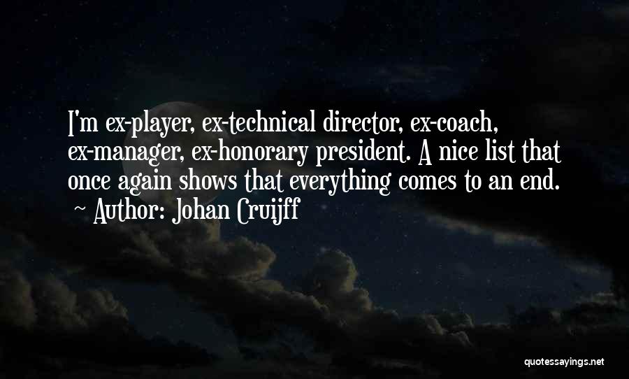 Football Manager Quotes By Johan Cruijff