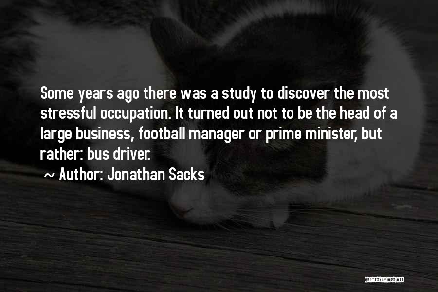 Football Manager Quotes By Jonathan Sacks