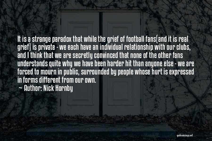 Football Pitch Quotes By Nick Hornby