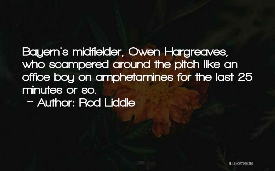 Football Pitch Quotes By Rod Liddle