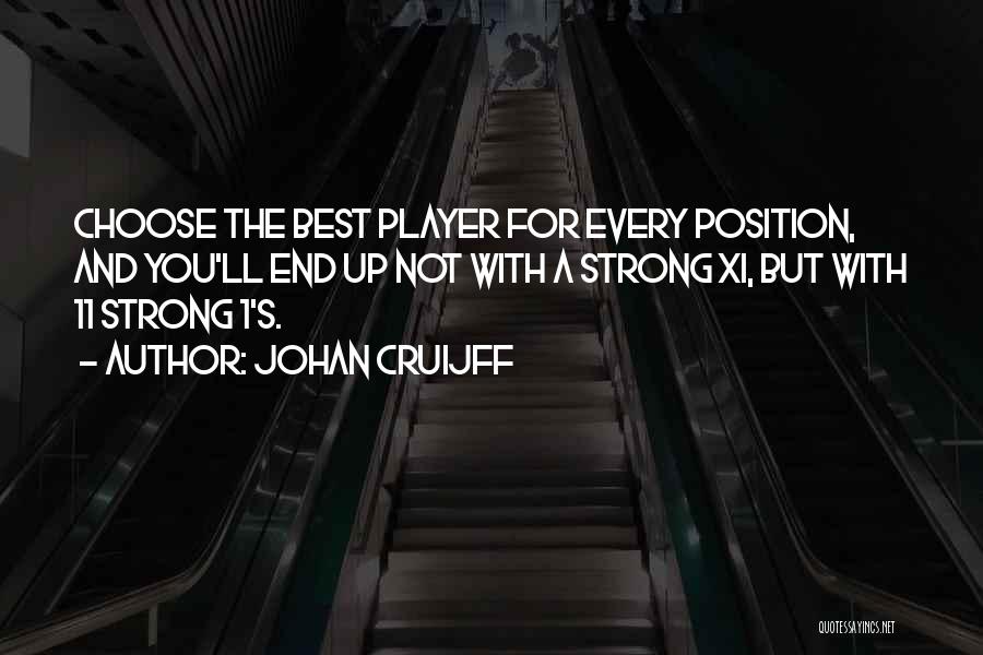 Football Player Quotes By Johan Cruijff