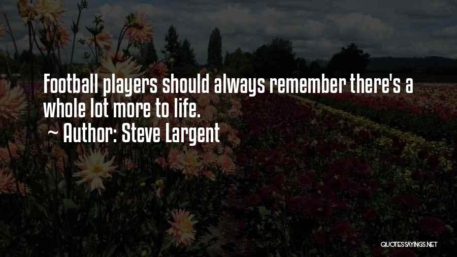 Football Players Quotes By Steve Largent