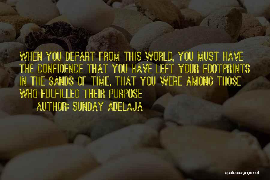 Footprints In The Sand Quotes By Sunday Adelaja