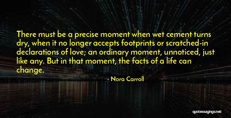Footprints Of Life Quotes By Nora Carroll Footprints Of Life Quotes By Nora Carroll