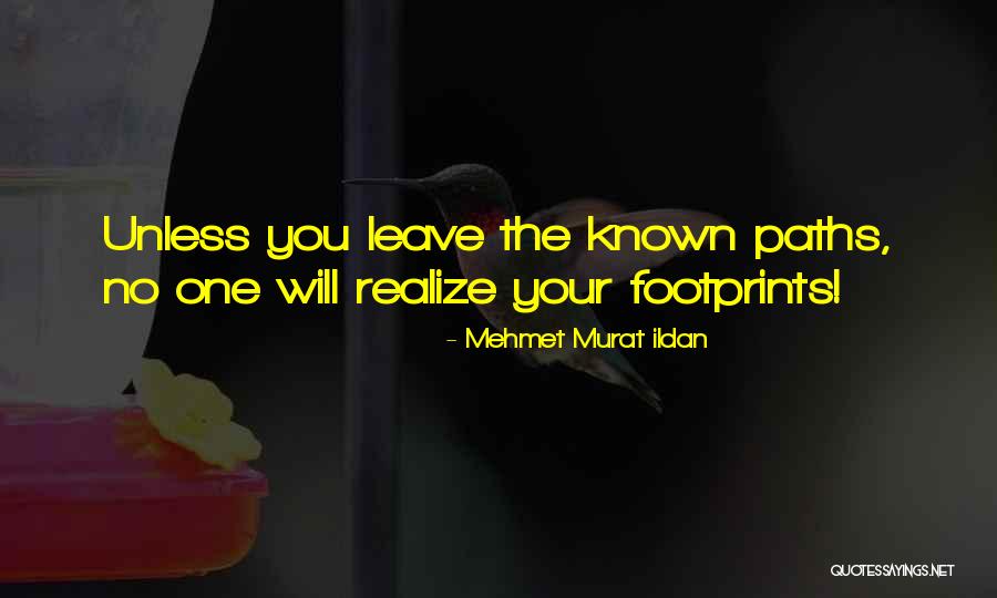 Footprints Quotes By Mehmet Murat Ildan