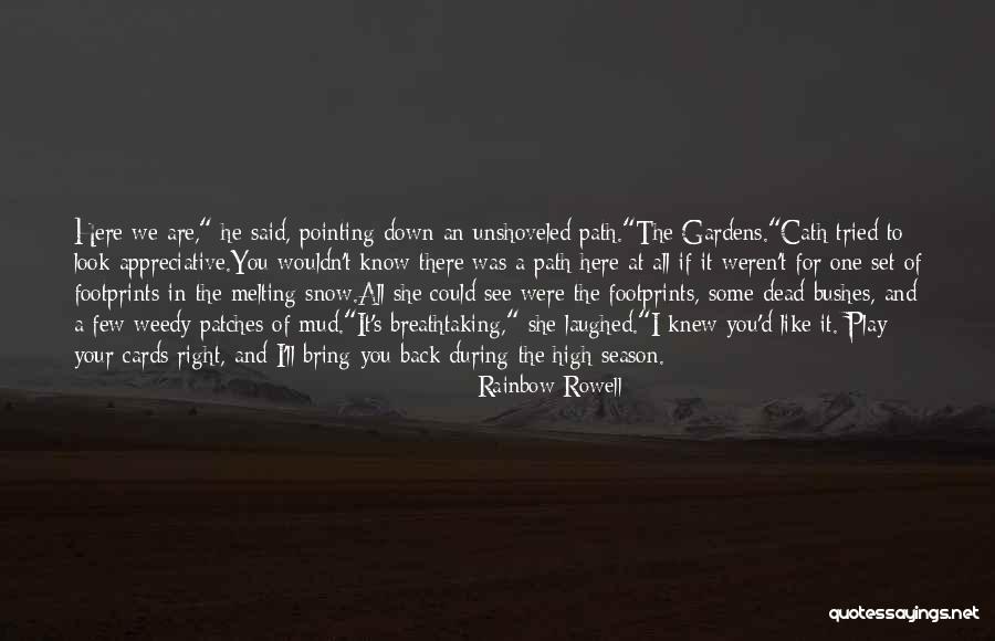 Footprints Quotes By Rainbow Rowell Footprints Quotes By Rainbow Rowell