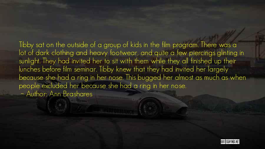 Footwear Quotes By Ann Brashares Footwear Quotes By Ann Brashares
