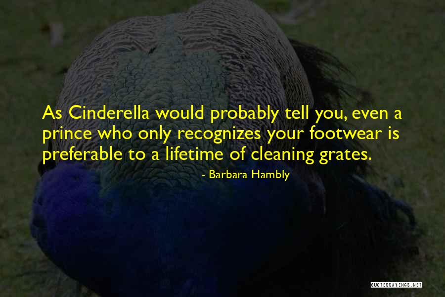 Footwear Quotes By Barbara Hambly