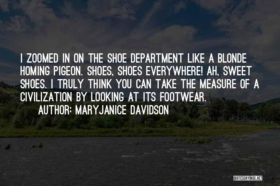 Footwear Quotes By MaryJanice Davidson
