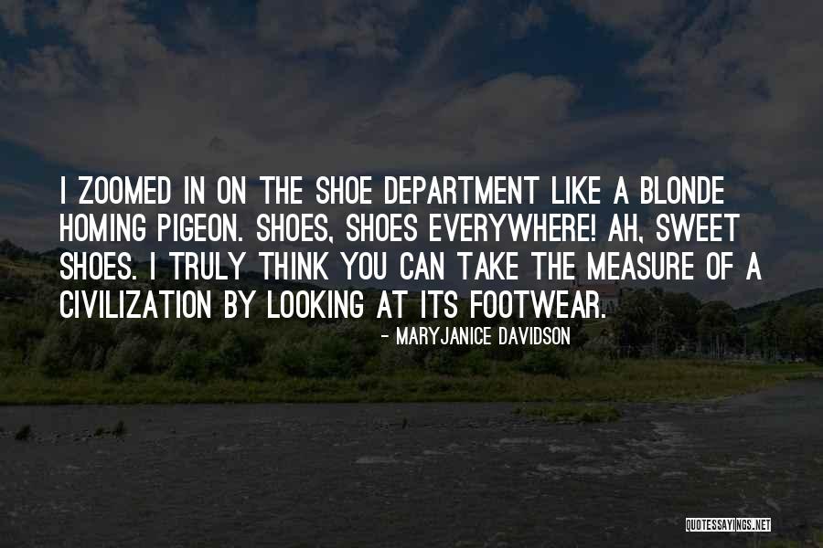 Footwear Quotes By MaryJanice Davidson