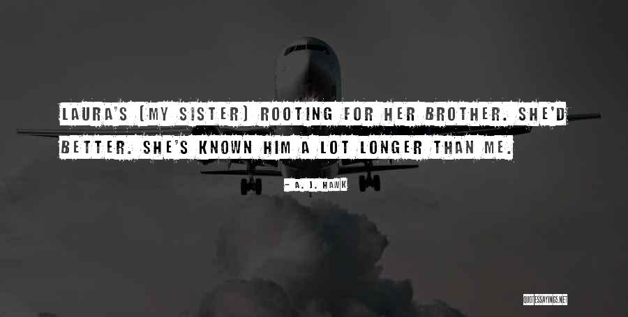 For A Brother Quotes By A. J. Hawk For A Brother Quotes By A. J. Hawk