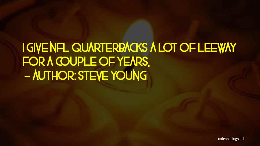 For A Couple Quotes By Steve Young