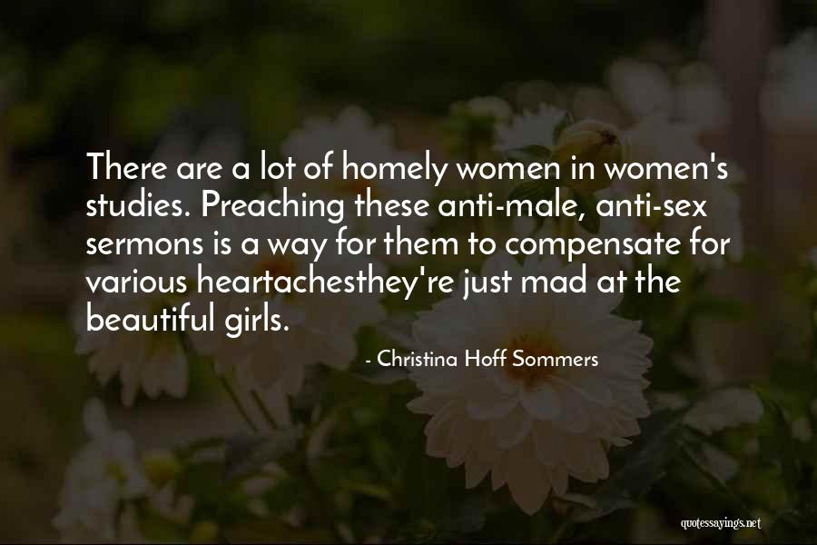 For A Girl Quotes By Christina Hoff Sommers