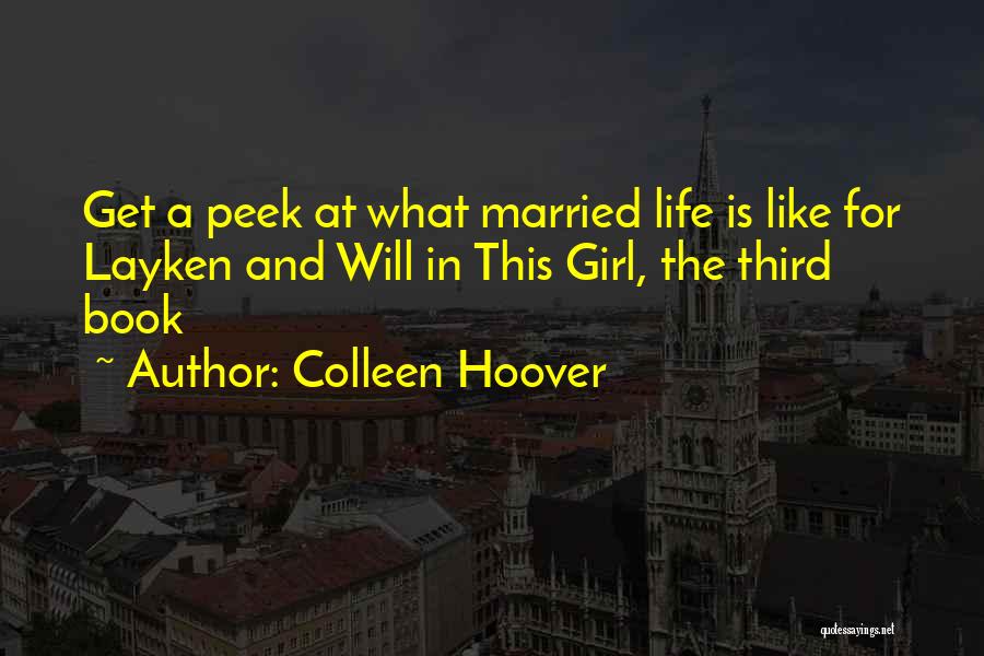 For A Girl Quotes By Colleen Hoover