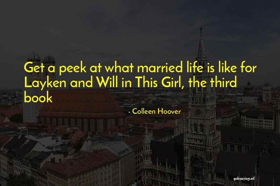 For A Girl Quotes By Colleen Hoover