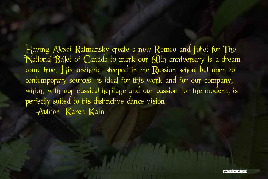 For Anniversary Quotes By Karen Kain