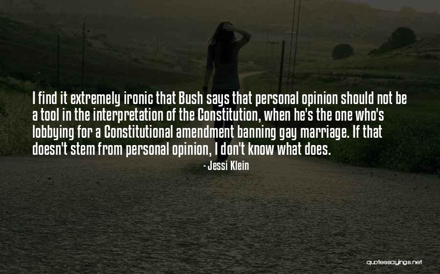 For Gay Marriage Quotes By Jessi Klein