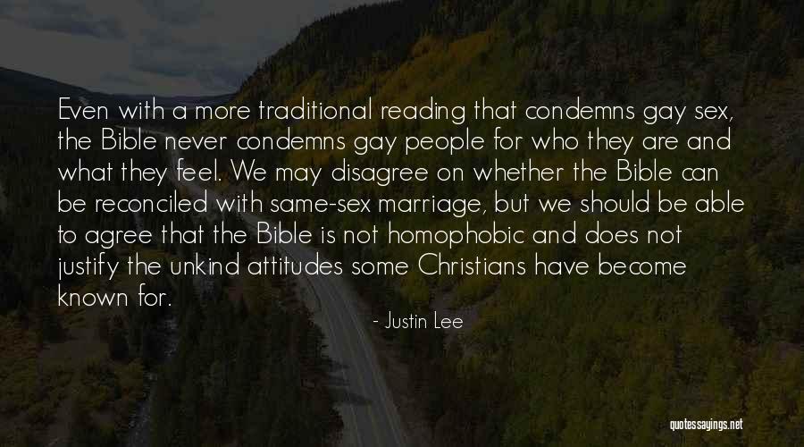 For Gay Marriage Quotes By Justin Lee