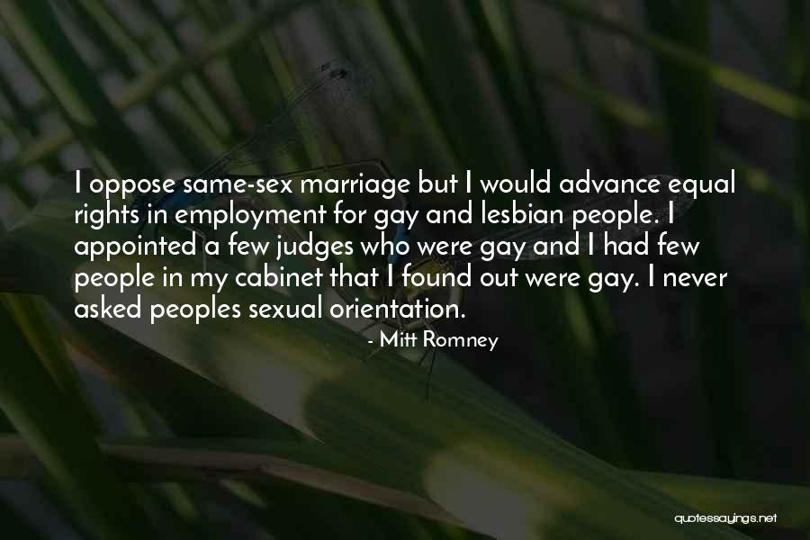 For Gay Marriage Quotes By Mitt Romney