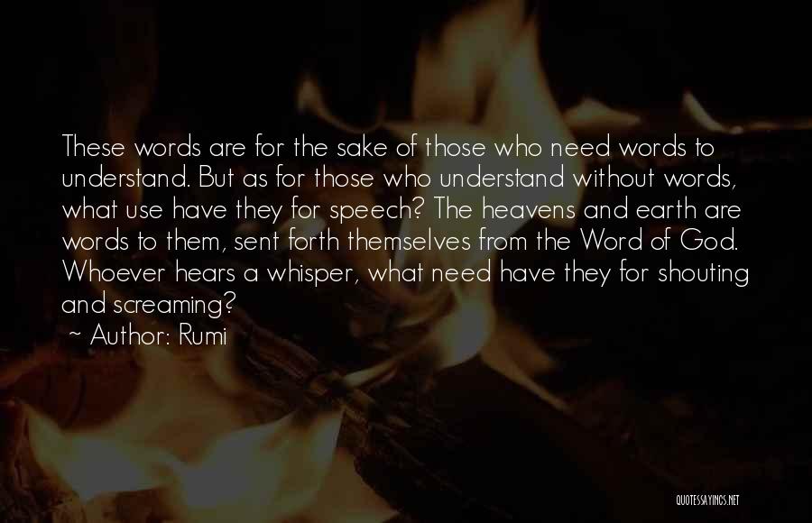 For God Sake Quotes By Rumi