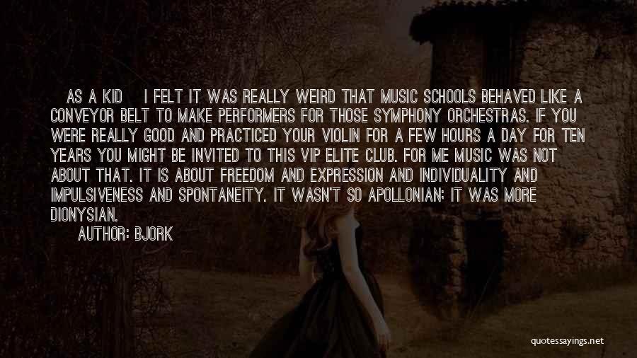For Good Day Quotes By Bjork