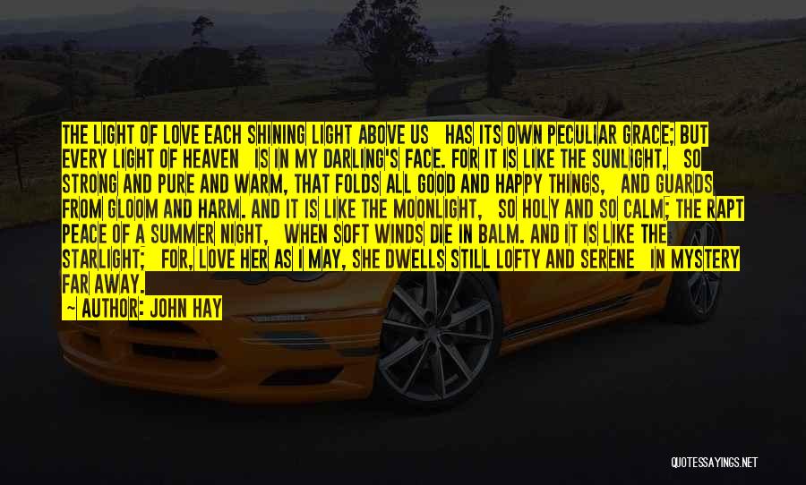 For Good Night Quotes By John Hay